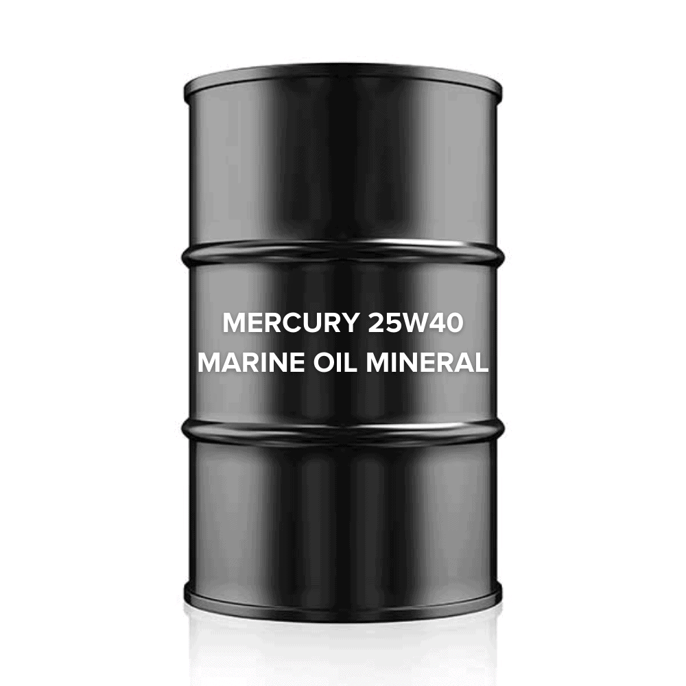 55 Gallon Mercury Quicksilver 25W40 Synthetic Blend 4-Stroke Oil