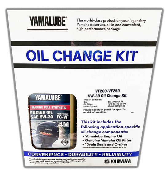 Yamalube Outboard Oil Change Kit VF250-VF200 4-Stroke 5W-30