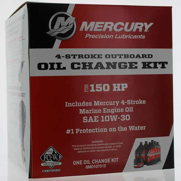 Mercury Outboard Oil Change Kit 150HP 4-STROKE (10W-30) image 0