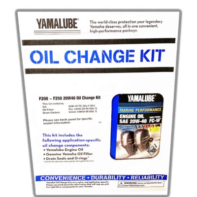 Yamalube Outboard Oil Change Kit F200-F250 20W40