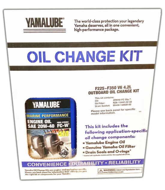 Yamalube Outboard Oil Change Kit V6 4.2 F225-F350