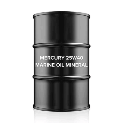 55 Gallon Mercury Quicksilver 25W40 Synthetic Blend 4-Stroke Oil