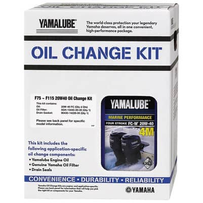 YAMALUBE F75-F115 20W40 OIL CHANGE KIT