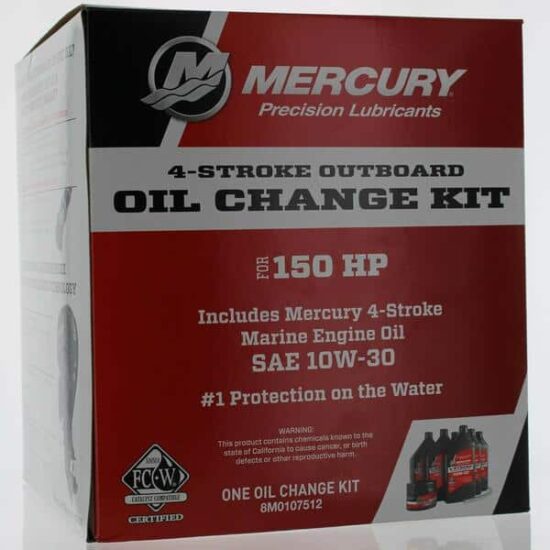 mercury 4 stroke outboard oil change kit for 150 hp